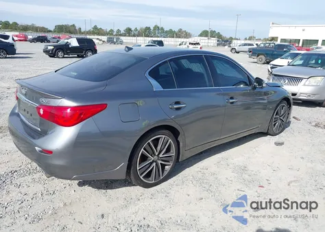 2015 Infiniti Q50 Sport из США, поврежденный, VIN JN1BV7AR3FM390743